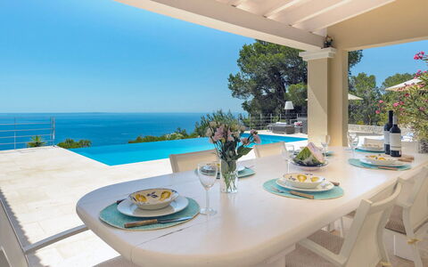 Villa Beleza: Meubles, Chaise, Table, Recours, Mer, Table Cuisine Et Salle A Manger, Eco Hôtel, Ombre, Côte, Océan