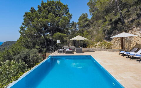 Villa Beleza: Bleu, L'Eau, Paysage Naturel, Piscine, Recours, Mobilier De Jardin, Tropiques, Côte, Promontoire, Eco Hôtel