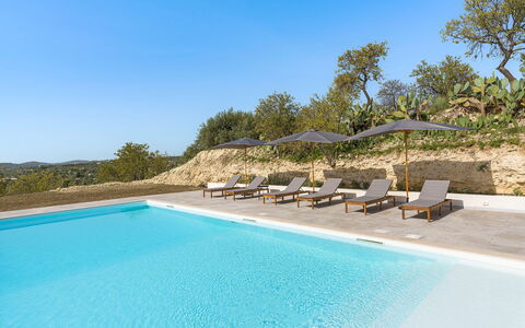 Villa Arcobaleno: Bleu, Piscine, Mobilier De Jardin, Recours, Eco Hôtel, Villa