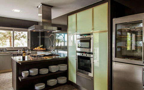 Villa Bacio: Cuisine, Appareil De Cuisine, Design Intérieur, Principaux Appliance, Comptoir, Meubles, Cabinetry, Électroménager, Sol, Plafond