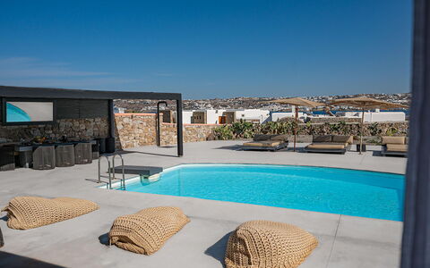Villa Targer: Ombre, Recours, Piscine