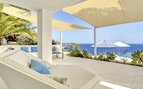 Villa Turchese: Meubles, Mobilier De Jardin, Chaise, Ombre, Sol, Balcon, Eco Hôtel, Recours, Structure En Plein Air
