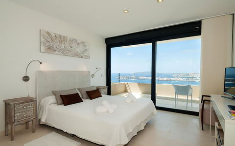 Villa Lola: Meubles, Lit, Design Intérieur, Appartement, Chambre, Sol, Mer, Recours, Chaise, Literie
