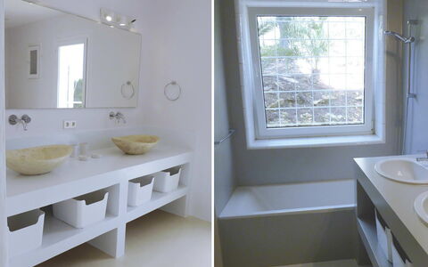 Villa Jules: Lavabo, Design Intérieur, Luminaire Plomberie, Mur, Évier, Salle De Bains, Robinet, Sol, Plomberie, Domicile