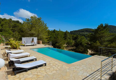 Villa Curiosity: Bleu, L'Eau, Piscine, Mobilier De Jardin, Recours, Ombre, Tropiques, Eco Hôtel, Balancelle, Dalle