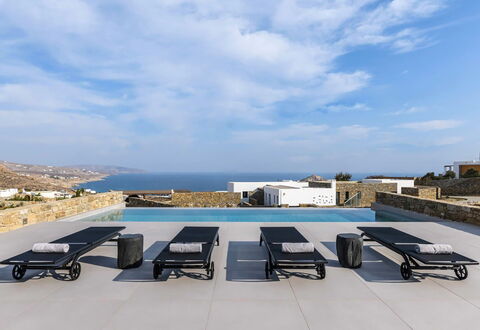 Villa Cupido: Bleu, Mer, Mobilier De Jardin, Côte, Piscine, Balancelle, Chaise Longue, Baie, Recours