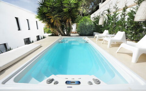 Villa Seahorse: Bleu, Piscine, Loisir, Recours, Mobilier De Jardin, Hôtel, Vacances, Eco Hôtel, Tropiques