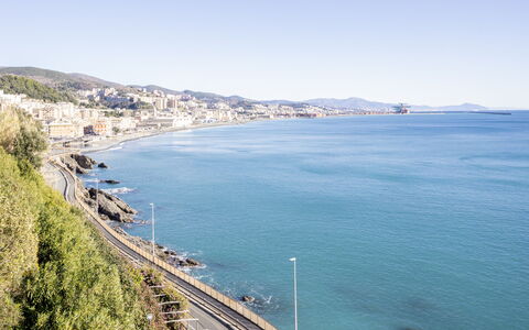 Da Federico, Apartment Genova Brignole: Bleu, L'Eau, Ressources En Eau, Plan D'Eau, Côte, Horizon, Cotiers Et Relief Océaniques, Mer, Voie Navigable, Océan