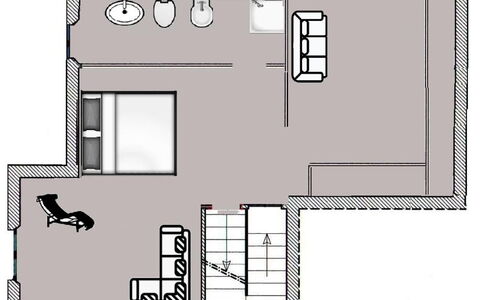 Casa Nadia: Blanc, Salon, Conception