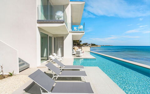 Villa Confini: Bleu, Mer, Océan, Côte, Tropiques, Plage, Piscine, Balcon, Recours, Hôtel