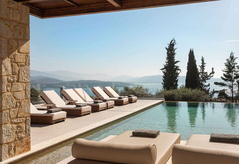 Villa Senia: Domicile, Recours, Biens, Eco Hôtel, Chaise, Ombre, Villa, Aménagement Paysager, Piscine