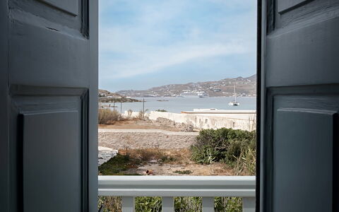 Mykonos Pool House 3: Mer, Cotiers Et Relief Océaniques, Côte, Océan, Lumière Du Soleil, Baie, Du Son, Plage