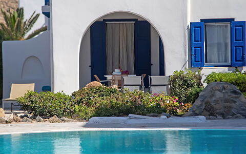 Mykonos Pool House 8: Bleu, Piscine, Recours, Villa, Biens, Eco Hôtel, Hacienda, Hôtel, Ville Resort