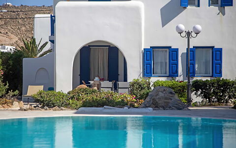 Mykonos Pool House 9: Bleu, Piscine, Recours, Hôtel, Villa, Ville Resort