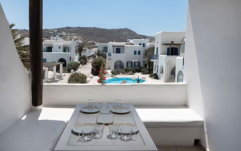 Mykonos Pool House 9: Domicile, Appartement, Recours, Hôtel, Balcon, Villa, Station Balnéaire, Ville Resort, Piscine, Hacienda