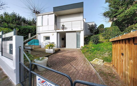 Arcachon 151: Meubles, Arbuste, Jardin, Mobilier De Jardin, Ombre, Tableau De Plein Air, Chaise, Patio, Arrière-Cour, Cour