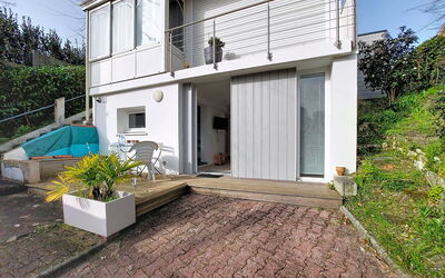 Arcachon 151: Meubles, Arbuste, Jardin, Mobilier De Jardin, Ombre, Tableau De Plein Air, Chaise, Patio, Arrière-Cour, Cour