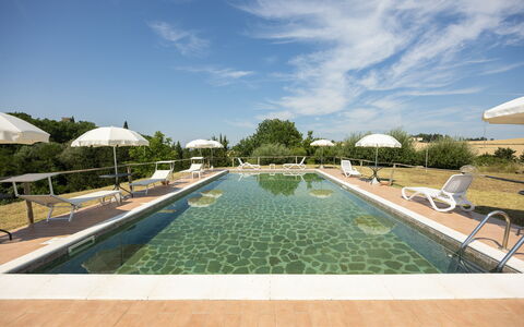 Il Giuncheto, Pool, Amazing View, Umbrian Countrys: Piscine, Aménagement Paysager, Mobilier De Jardin, Plantation