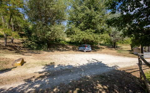 Il Giuncheto Apartments, Pool, Umbrian Countryside: Arbre, Piste, Sol, Familiale, Parking, Allée, Ombre