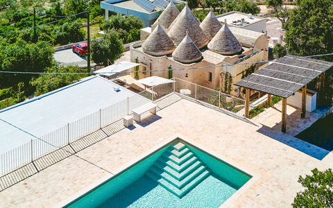Trullo Emmebi Vista Valle D'Itria: Piscine, Recours, Villa, Vacances, Hacienda, Ville Resort