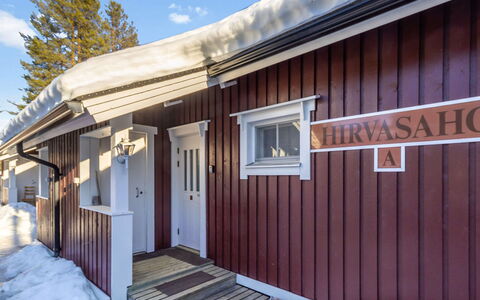 Hirvasaho a 3: Bois, Neige, L'Hiver, Chalet, Gelé, Domicile, Cabane En Rondins, Mélèze, Siding