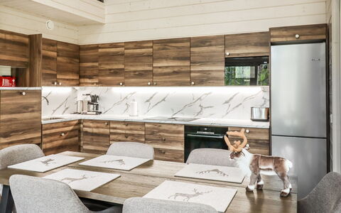Villa Lumo: Meubles, Design Intérieur, Sol, Bois, Cuisine, Comptoir, Sol, Table Cuisine Et Salle A Manger, Parquet, Table