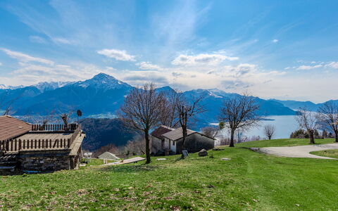 Baita Santina: Appartement, Condominium, L'Hiver, Village De Montagne, Neige