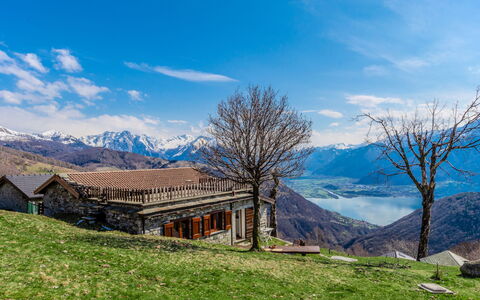 Baita Santina: Appartement, Condominium, L'Hiver, Village De Montagne, Neige