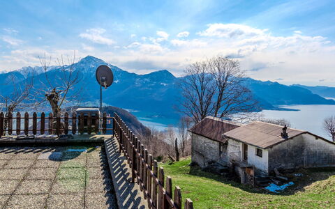Baita Santina: Appartement, Condominium, L'Hiver, Village De Montagne, Neige