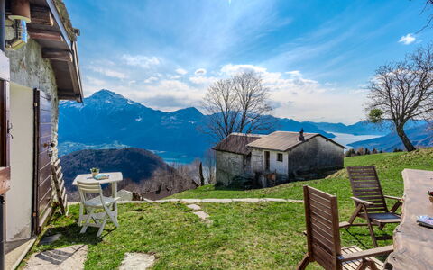 Baita Santina: Appartement, Condominium, L'Hiver, Village De Montagne, Neige