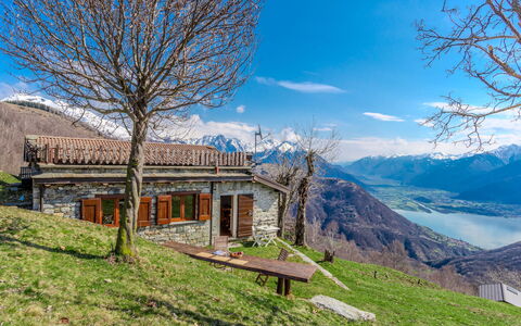 Baita Santina: Appartement, Condominium, L'Hiver, Village De Montagne, Neige