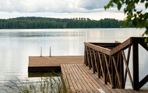 Aurinko Vanaja: L'Eau, Plan D'Eau, Ressources En Eau, Bois, Voie Navigable, Banque, Quai, Boardwalk, Lac, Jetée