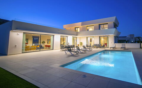 Pouw: Bleu, Piscine, Architecture, Domicile, Biens, Recours, Villa, Manoir, Ombre, Conception