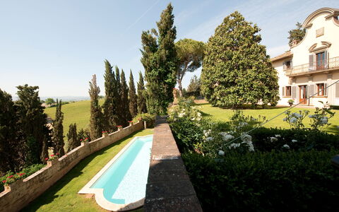 Castello di Cabbiavoli: Architecture, Domicile, Biens, Jardin, Aménagement Paysager, Villa, Hacienda, Manoir, Pelouse, Cour