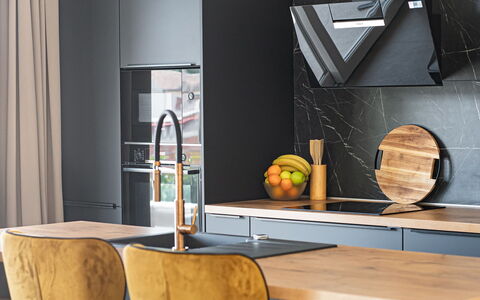 Nikoleta: Bois, Sol, Meubles, Design Intérieur, Cuisine, Sol, Comptoir, Appareil De Cuisine