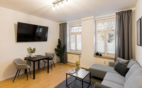 Scandinavian Business Apartment: Design Intérieur, Meubles, Canapé, Sol, Sol, Bois, Pièce, Salon, Plafond, Parquet