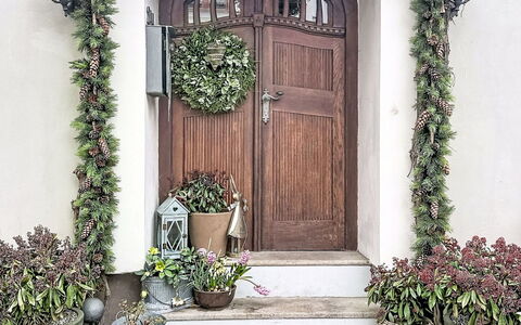 Luxury Suite 244: Mur, Cambre, Arbuste, Pot De Fleur, Porte, Floristique, Accueil Porte, Plante D'Appartement