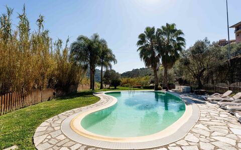 Resort Antico Frantoio Doria: Appartement, Recours, Chaise, Ombre, Balcon, Table Cuisine Et Salle A Manger, Restaurant, Eco Hôtel, Hôtel
