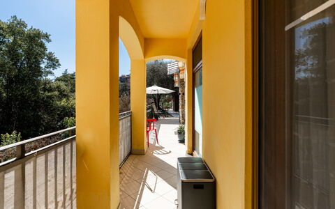 Resort Antico Frantoio Doria: Appartement, Recours, Chaise, Ombre, Balcon, Table Cuisine Et Salle A Manger, Restaurant, Eco Hôtel, Hôtel