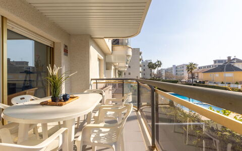 Cambrils Park B: Appartement, Balcon, Condominium, Ombre, Hôtel, Balustrade, Recours