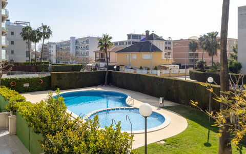 Cambrils Park B: Zone Résidentielle, Piscine, Appartement, Condominium, Ombre, Recours, Hôtel, Balcon