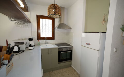 Rincón del Sol: Cuisine, Appareil De Cuisine, Comptoir, Principaux Appliance, Design Intérieur, Sol, Meubles, Bois, Cabinetry, Électroménager