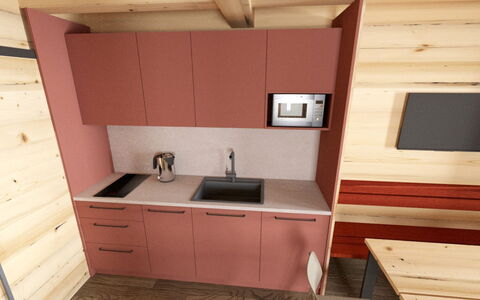 Hradec Kralove 4: Bois, Sol, Cuisine, Sol, Design Intérieur, Marron, Comptoir, Tache De Bois, Cabinetry, Évier