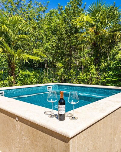 Apartment Nia Opatjia: Piscine, Composite, Loisir, Caractéristique De L'Eau, Matériau Naturel, Tuile, Recours, Aménagement Paysager, Conception