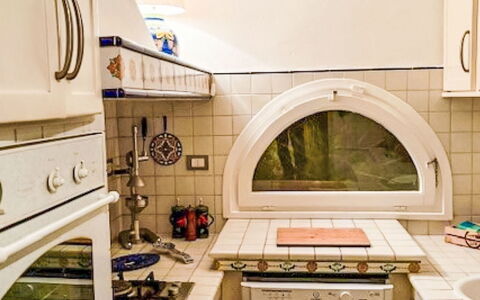 Il Sogno Toscano: Cuisine, Design Intérieur, Principaux Appliance, Sol, Appareil De Cuisine, Cuisinière, Comptoir, Sol, Gaz Poele, Pièce