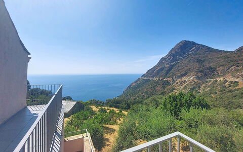 Casa Giuliani: Montagnes, Terrain, Mer, Station De Montagne, Océan, Balcon, Côte, Promontoire, Promontoire, Chaparral