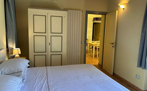 Casa Stella Serena, Casole D'Elsa, Pool: Meubles, Lit, Design Intérieur, Chambre, Sol, Bois, Sol, Drap De Lit, Literie, Pièce