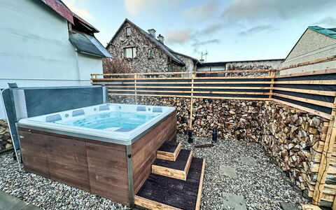 Bukanda: Composite, Piscine, L'Hiver, Jacuzzi, Baignoire, Neige, Gelé