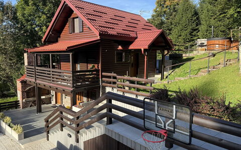 Cozy Bear Cabin: Bois, Chalet, Toit, Domicile, Porche, Siding, Cabane En Rondins, Dur, Clôture, Planche