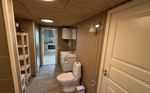 Brunetta - 200M to the Fjord: Sol, Bois, Sol, Design Intérieur, Luminaire Plomberie, Pièce, Plafond, Plomberie, Évier, Salle De Bains